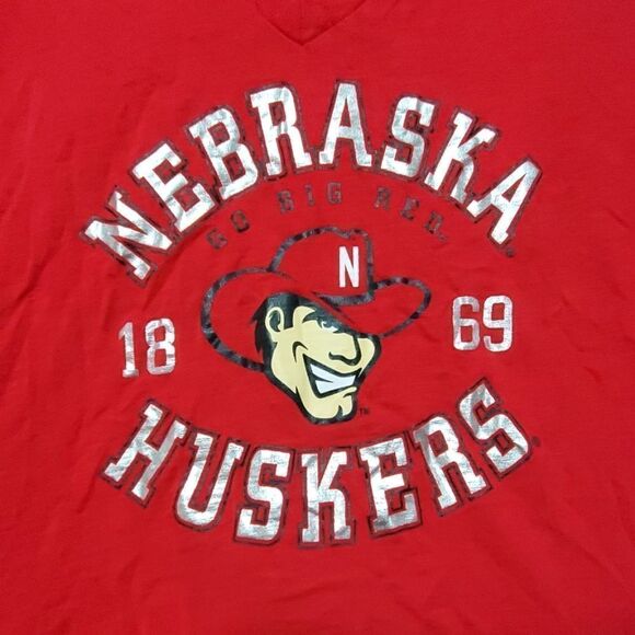 Pro Edge Nebraska Huskers Red Tee Shirt (L) - Picture 5 of 6